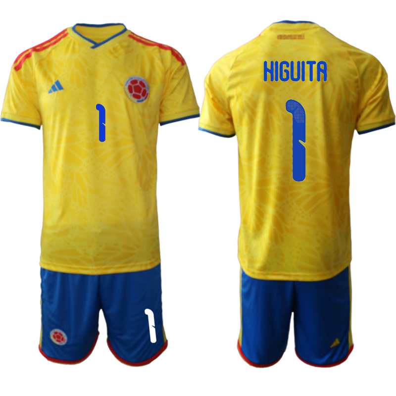Men colombia home4 style 2026 World Cup Soccer jersey